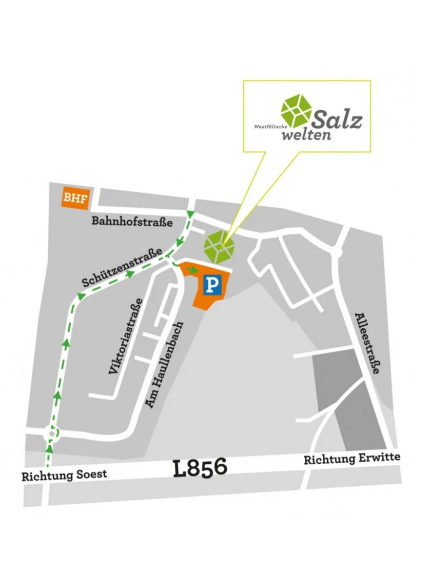 Anfahrt Salzwelten